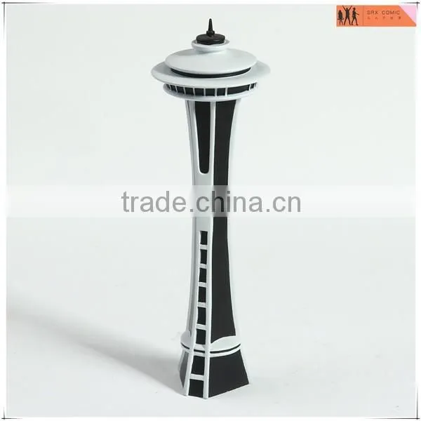 Customized Black Television Tower Resin Figures,customized Your Design Resin Figures,custom Made Your Resin Figures Factory