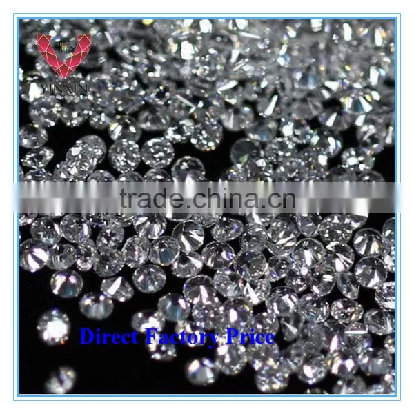 3.0mm White Color Round Shape Cubic Zirconia Fashion in Stock Factory photo-2