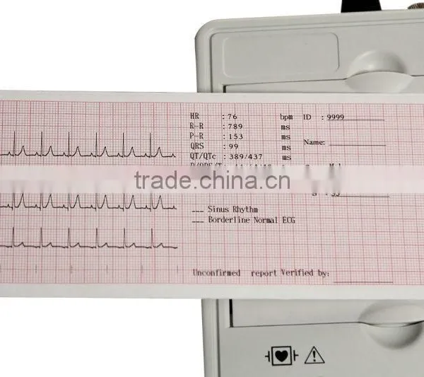 Digital 3-channel Color Electrocardiograph ECG EKG Machine With Low Price photo-2
