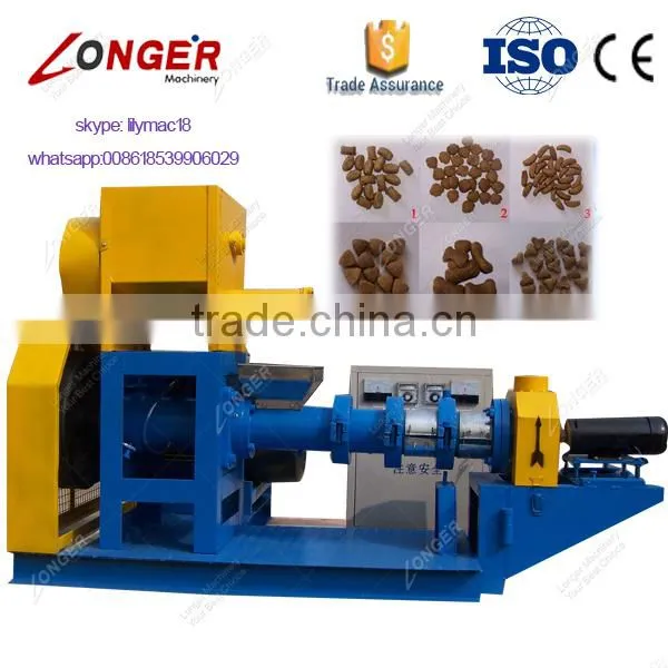 Commercial Automatic Floating Fish Feed Extruding Machine on Sale photo-4