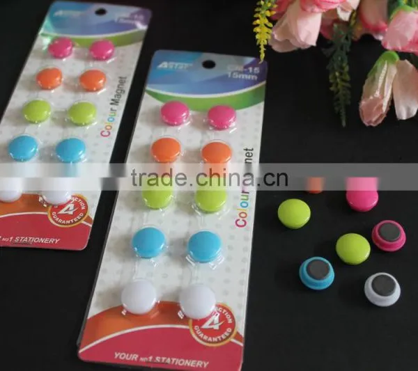 Round Shape 15mm Color Magnet Button for Office, Whiteboard, Frige, Freezer, School. Wholesale Magnet Button Cheap Sale! photo-5