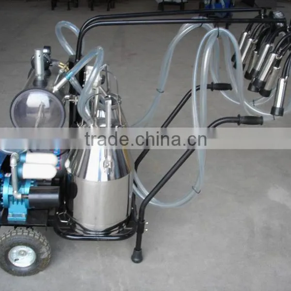 Professional Buffalo Movable Milking Machine With CE Certificate
