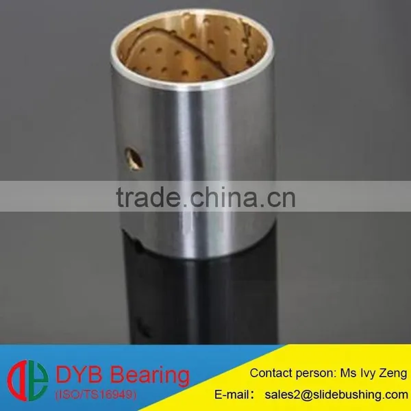 Wrapped Steel Bushing / Cross Split Carbon Steel Bronze Alloy(CuSn10Pb10) Bimetal Bush/Double Metal Layer bi Metal Bushing photo-6