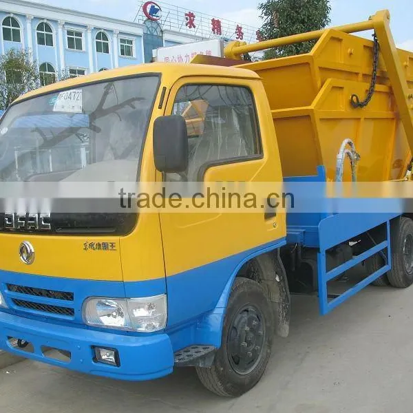 DongFeng Small Skip Vessel Garbage Truck, Container Garbage Truck