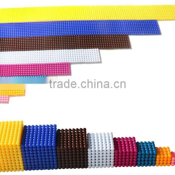Preschool Teaching Aids Math Montessori Material Beads and Frame photo-4