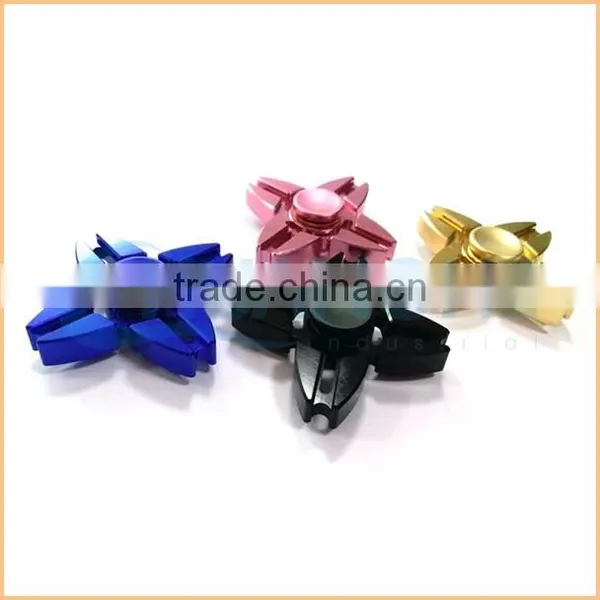 Best Promotion Gifts Metal Spiral Spinner Aluminum Four Finger Gyro photo-6
