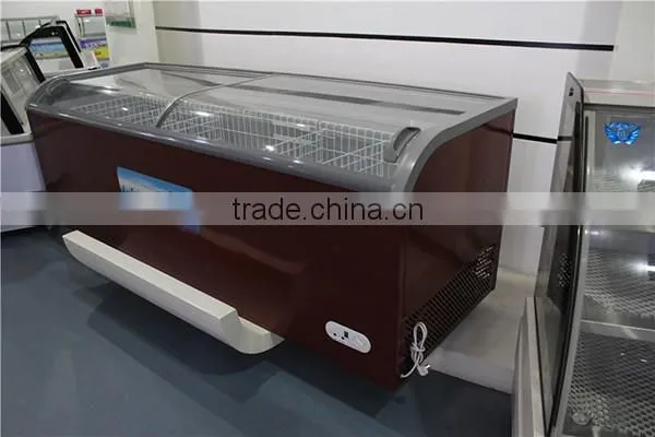 European Island Ark Series Portable Refrigerated Displa /refrigerated Produce Display Cooler/display Counter Commercial Refriger photo-2