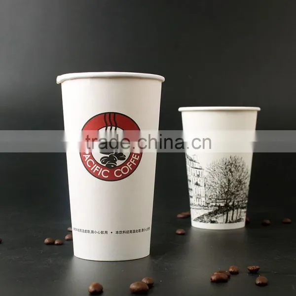 Factory Price 16oz Custom Logo Printed Double PE Cold Drink Paper Cup photo-6