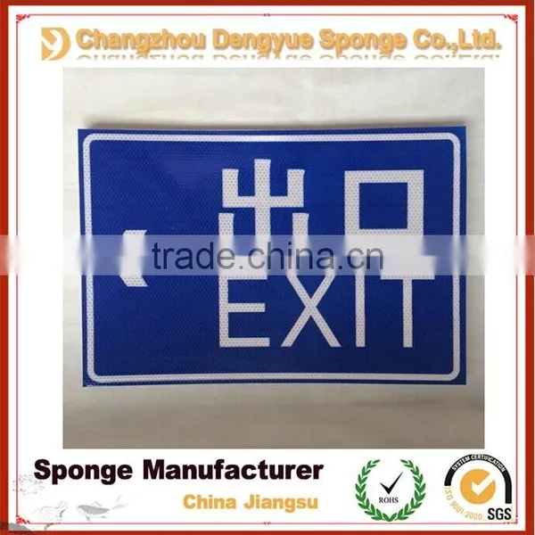 Outdoor Warning Anti-aging Anti UV Fireproof Waterproof Self Adhesive Indicative Guard Rubber Foam photo-2