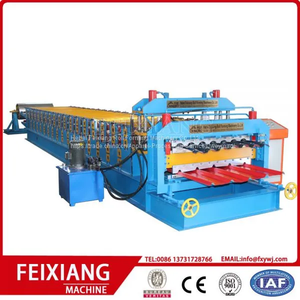 Double Layer Color Steel Sheet Roll Forming Machine photo-3