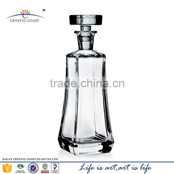 550-600ml Vintage Vodka Bulk Glass Liquor Decanter photo-2