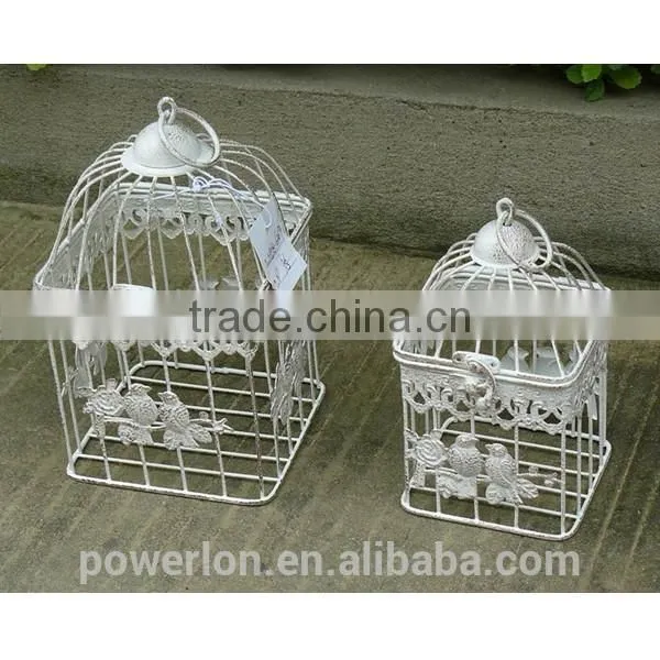 Europe and America Classic Style S/2 Bird Cage for Wedding Ivory White Color photo-3