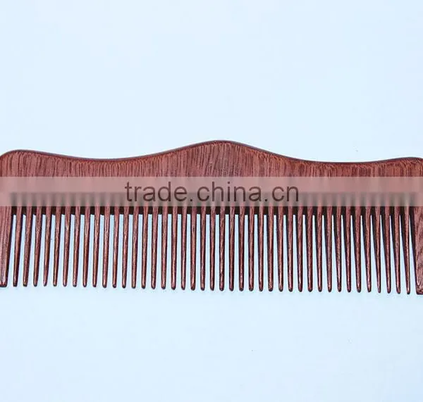 Ortable Anti-static Health Care Hair Silky Peach Wooden Comb photo-2
