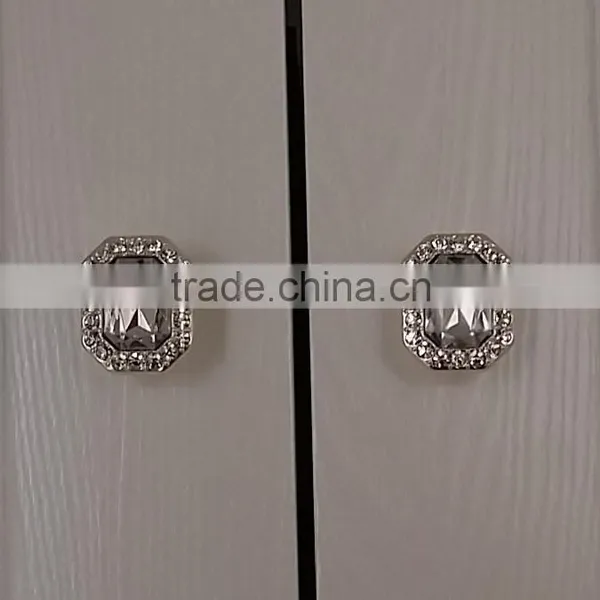 New Products Crystal Rhinestone Zinc Alloy Fancy New Cabinet Handles photo-2