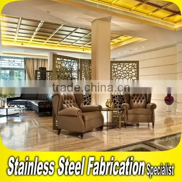 Decorative Laser Cut Stainless Steel Hall Partition photo-5