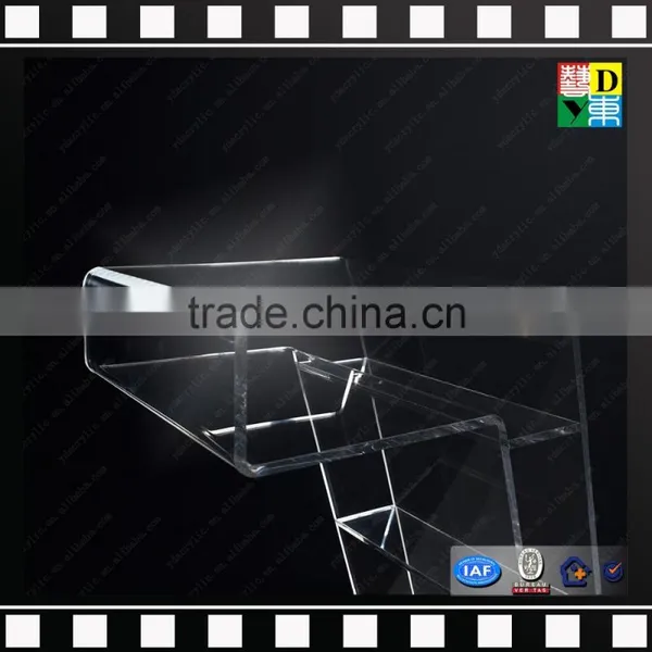 Clear Acrylic Side Table Crystal Clear Acrylic Trolley With Wheels From Shenzhen Yidong photo-3