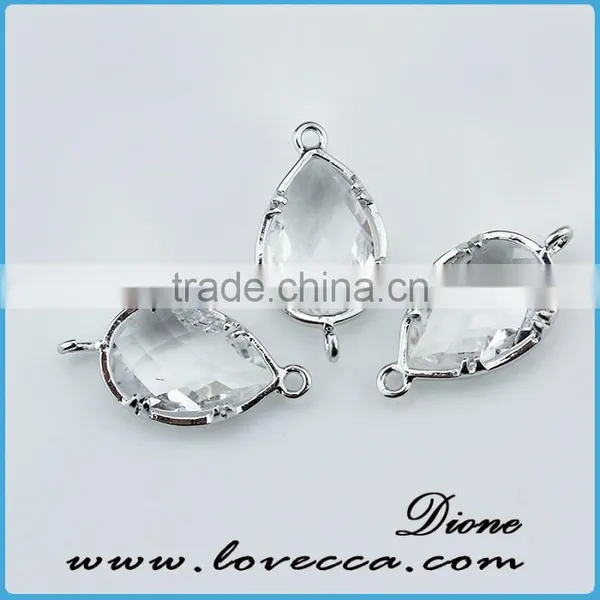Fashion Jewelry Gold/silver Plated Bezel Stone Natural Various Design Glass Gemstone Bezel Pendant photo-5