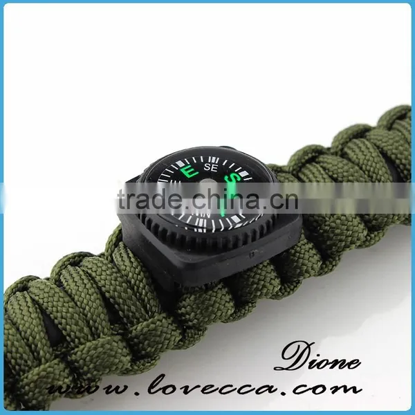 High Quality Paracord 550 Survival Bracelet Designs With Adjustable Buckle photo-4