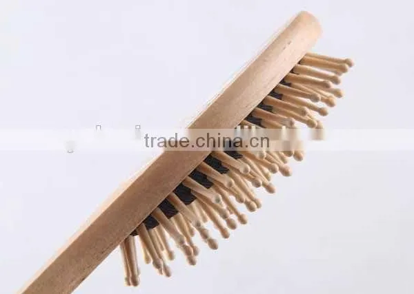 Elastic Massage Wooden Comb With Hanging Hole/hair Brush photo-4