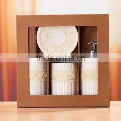 HOT Europen Style Ceramic Bathroom Accessory Set photo-2