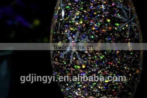 PVC Big Transparent and Black Hat of Snowman for Table Decoration photo-4