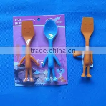 silicone spatula and spoon set