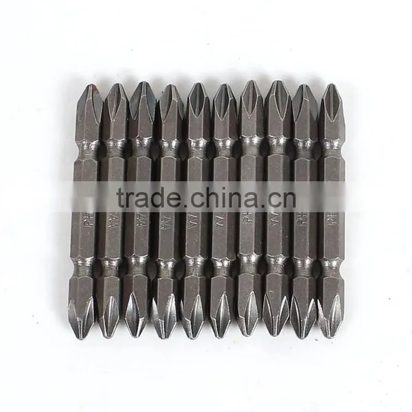 10 Piece Double Ended Crv Power Bit Set With Belt Holder photo-2