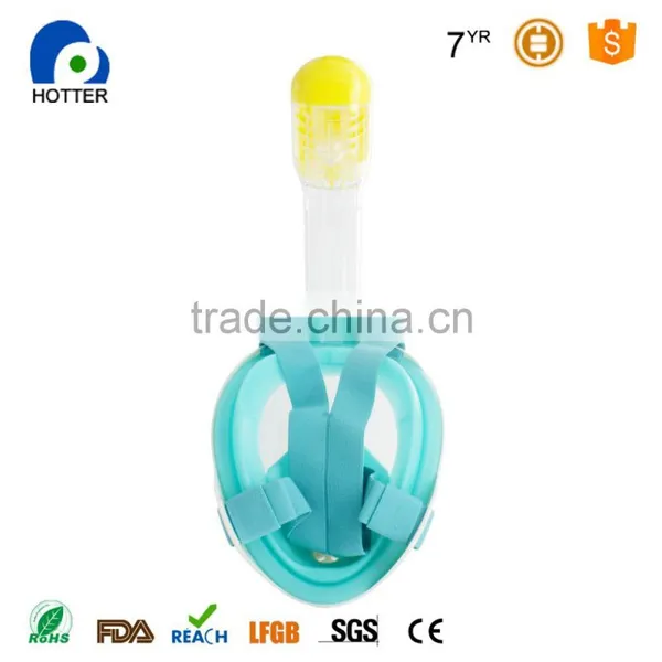 Full View Flat Face Diving Full Face Snorkel Mask photo-2