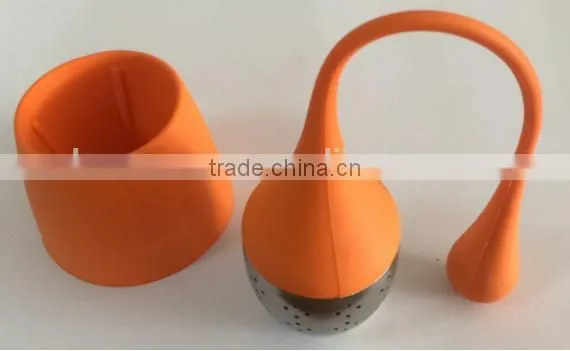2016 New Design Silicone Tea Strainer Tea Infuser Tea Leaf Filter