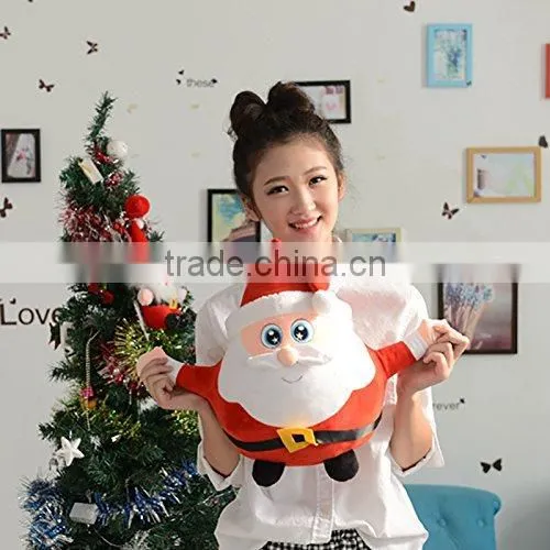25cm Super Cute Santa Claus Light Up Stuffed Plush Toy As Children's Gifts for Christmas photo-4