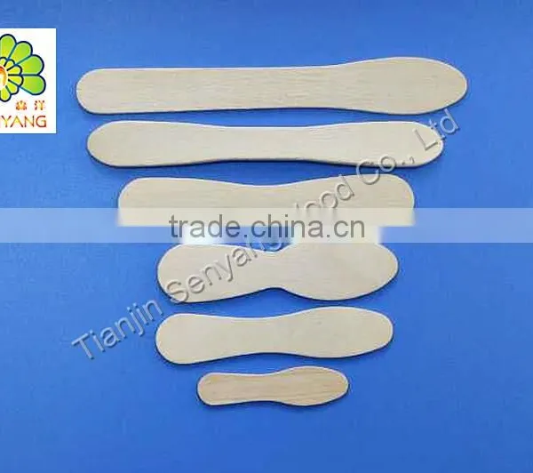 Individually Paper Wrapped Birchwood Ice Cream Sppon photo-3
