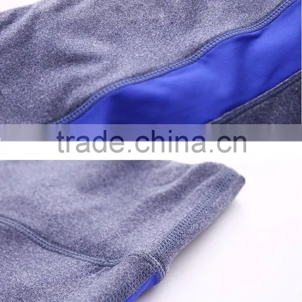 Splicing 80% Polyamide 20% Elastane Women's Yoga Capri Leggings photo-5
