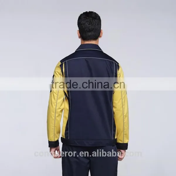 Cheap Latest Factory Construction Work Wear Adult Work Suit Water-resistant Denim Overalls For Worker Labor Uniform photo-4