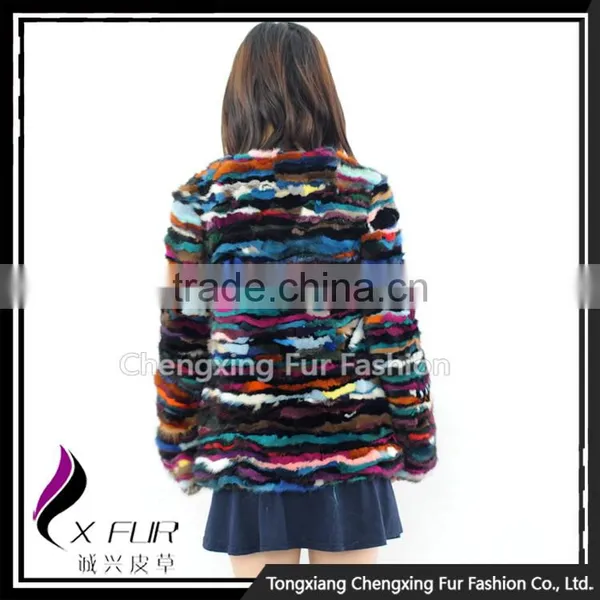 CX-G-A-51 Hot Sale Multi Color Genuine Mink Fur Coat for Winter photo-5