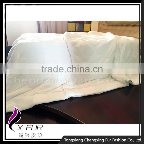 CX-Q-01 In-stock Items High Quality Coral Velvet Side Cheap Polyester Filling Quilt photo-5