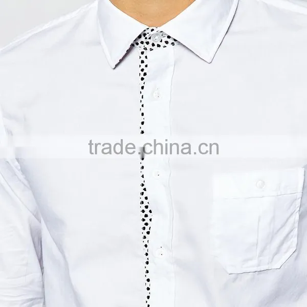 Men Oxford Shirt Designs 100 Polyester Mens Dress Shirts photo-3