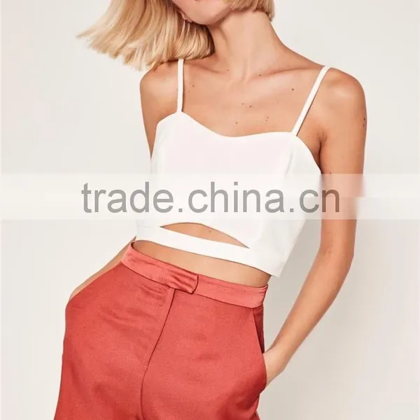 New Arrival Women Wid Leg Satin High Waisted Shorts Satin Boxer Shorts photo-3