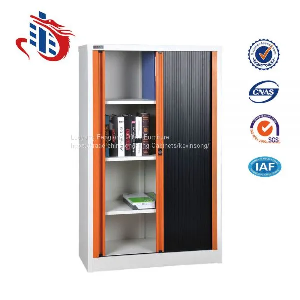 Hot Sale Roller Shutter Door Metal Cupboard Display Cabinet photo-5