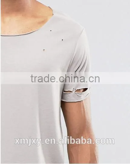 Fashion Men's T-shirt Hollow Designer, the Rock t Shirt, the Ripped t Shirt photo-3