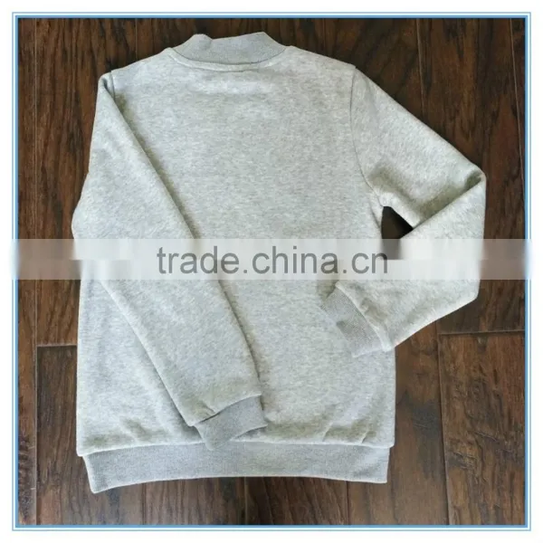 Custom Pullover Fleece Hoodie for Winter , Custom Printing Kids Crewneck Sweatshirt photo-4