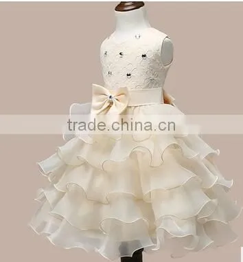 2014 New Children Clothing Polka Dot Summer Dress Vintage Baby Girls Dresses Black/White 3-10 Years 19859 photo-2