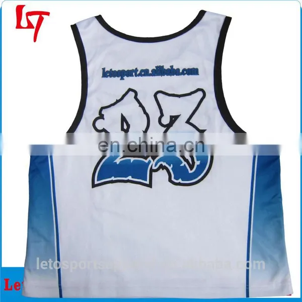 Sublimated Polyester Mesh Box Us Lacrosse Club Pinnies Wholesale Hot Sale Custom Sublimation Lacrosse Jersey/ Uniform/ Wear photo-6