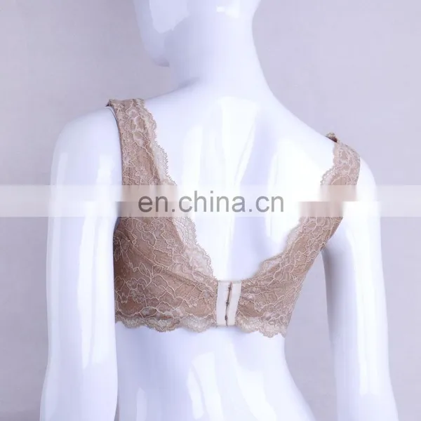 China Manufacturer Elegant Young Lady Brown Underwire Camisole Bra photo-4