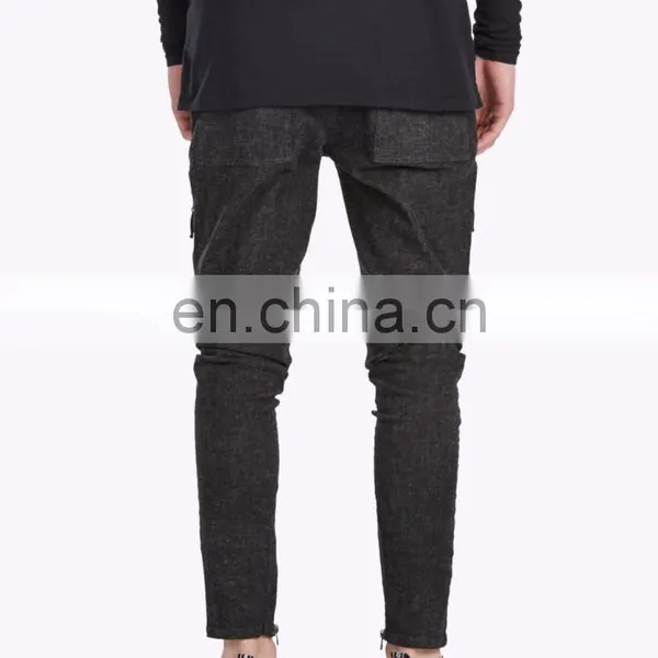 OEM Custom Fashion Cargo Pants Slim Fit Mens Chinos photo-5