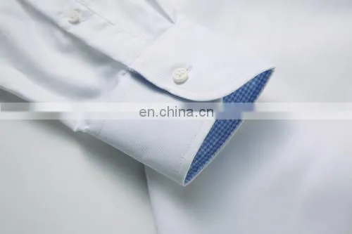 High Quality Mens White Cotton Dress Shirt photo-4