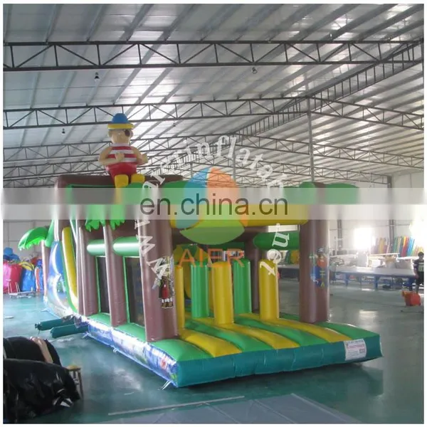 2016 Aier Indoor Sporting Games Inflatable Pirate Obstacle for Sale