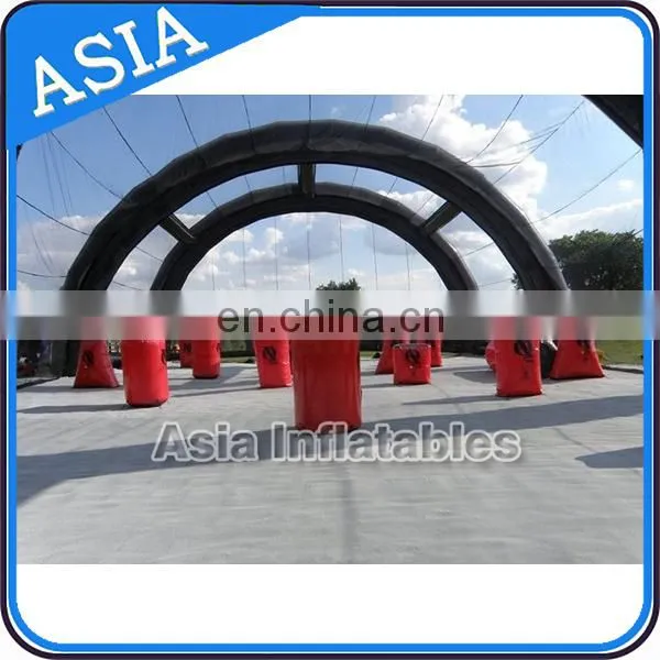 TOP Quality Gaint Inflataball Paintball Tent / Tunnel Tent For Paintball Sports photo-2