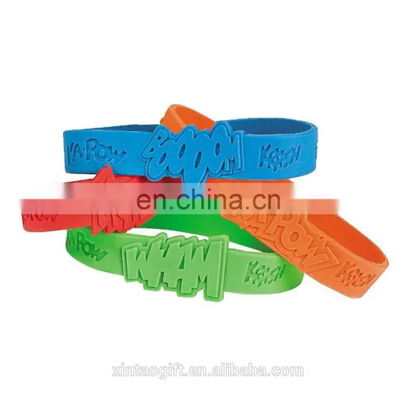 Cheap Superman Slim Skinny Silicone Bracelets Wristbands photo-2