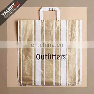 Customized Private Design Printed Logo Plastic Softloop Handle Shopping Bag photo-6