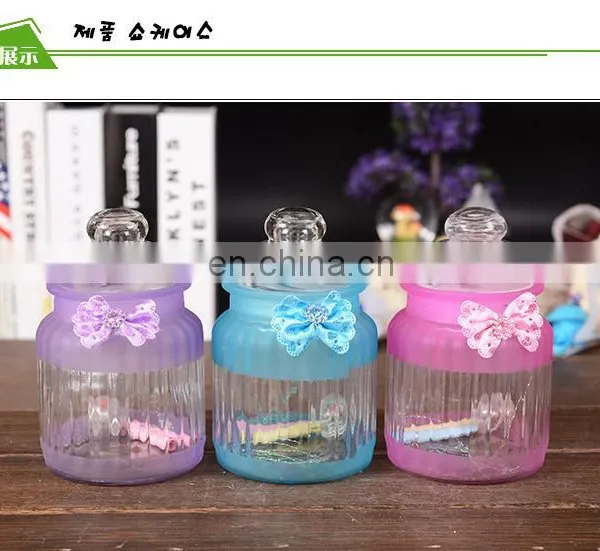 Led Light Glass Bottle With Secret Paper Note Bow Knot Colored Wishing Bottle With Charms Lucky Glass Bottle Cork photo-6